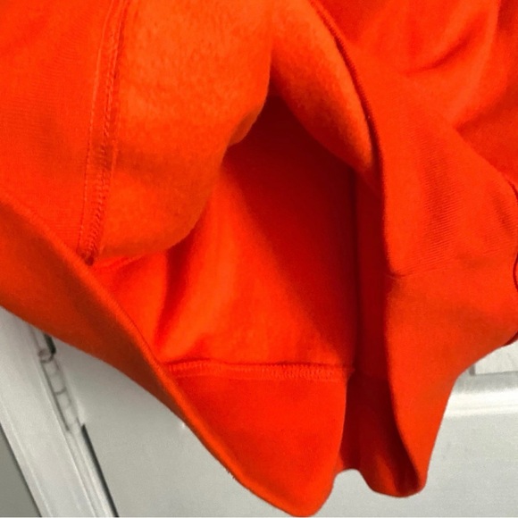 VICTORIA’S SECRET PINK Sweatshirt Dress Hoodie Orange Size X-Small - Picture 5 of 6